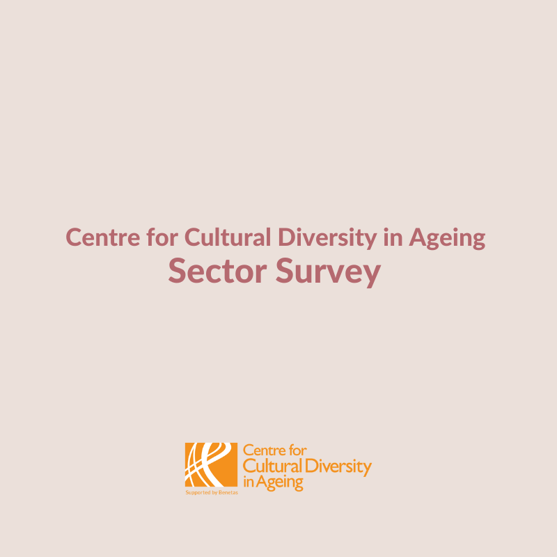 centre for cultural diversity in ageing sector survey image