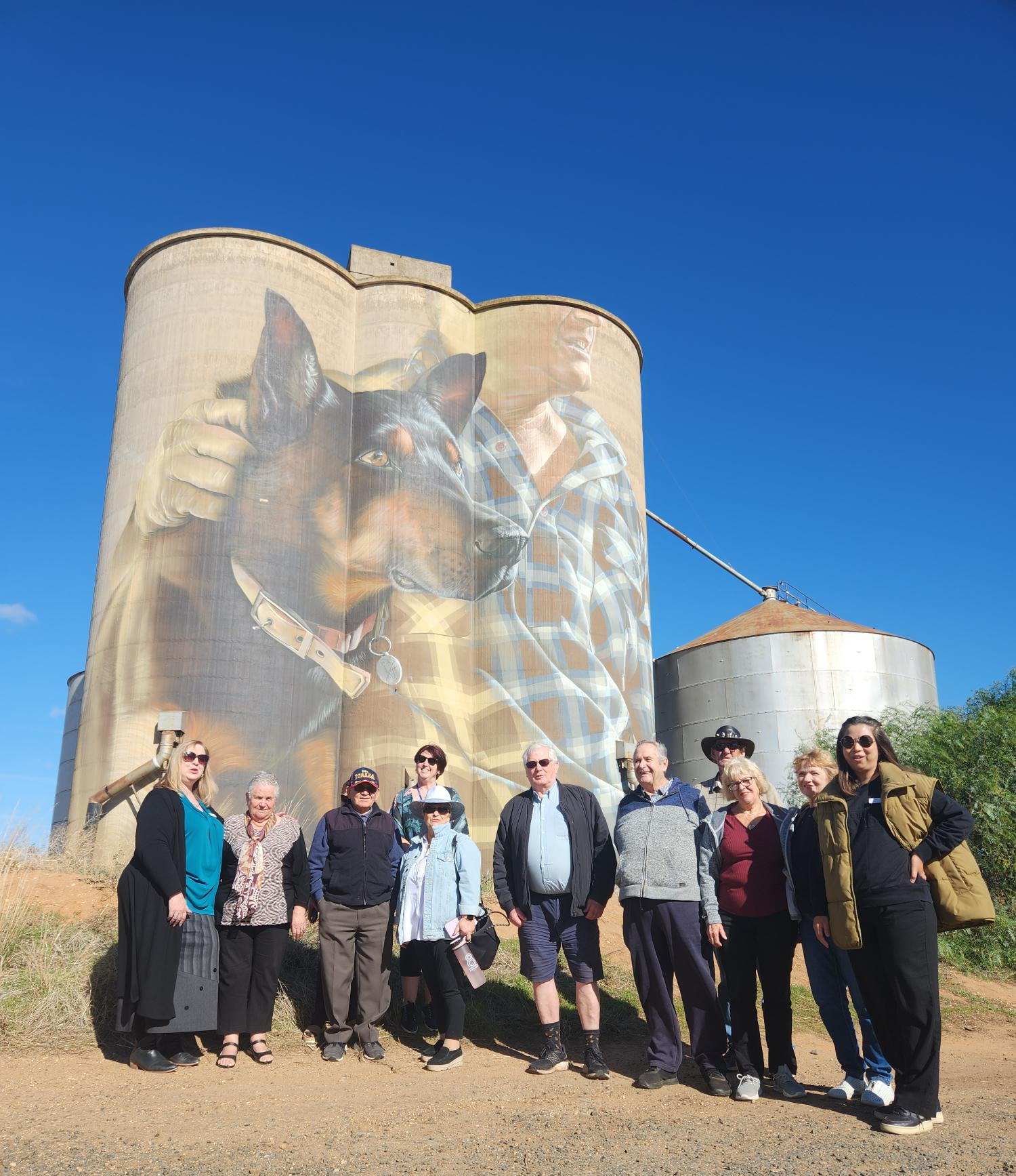 Some members on a recent outing Silo Tour